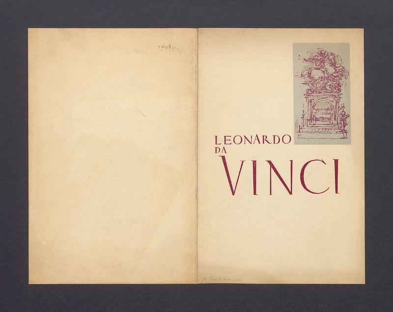Program Akademii ku czci Leonarda da Vinci; zaproszenie na uroczysty wieczór w 500 rocznicę urodzin Leonarda da Vinci