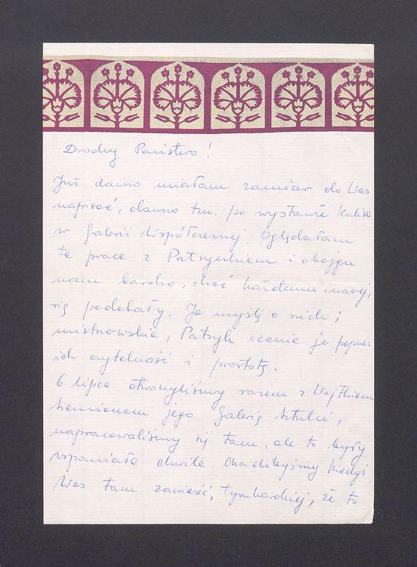 Drodzy Państwo [...]