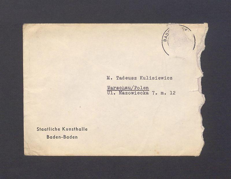 Koperta, nad. Staatliche Kunsthalle