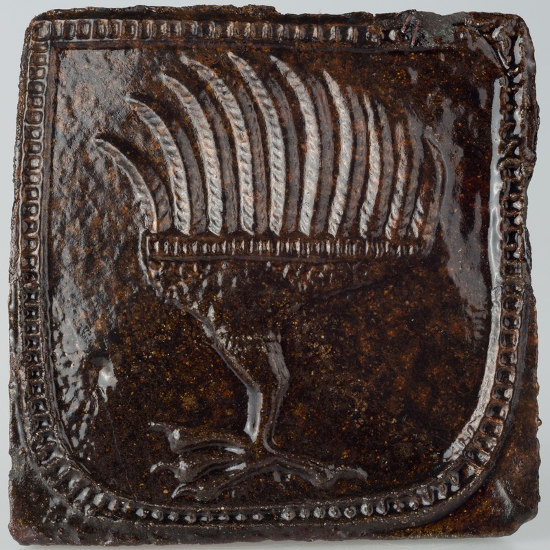 Kafel z herbem Kopacz