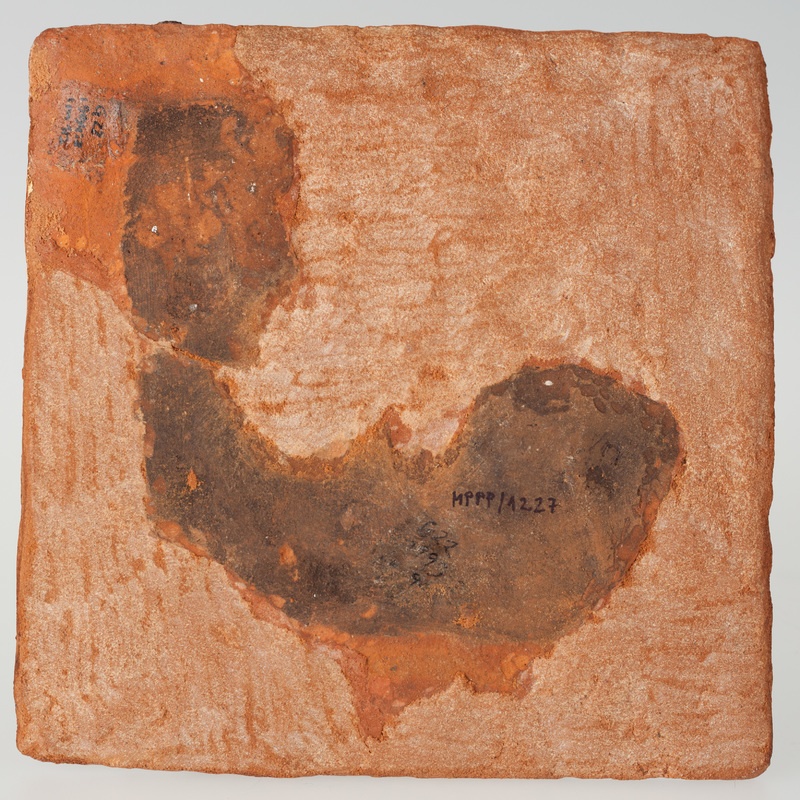 Kafel z wyobrażeniem ryby-ptaka