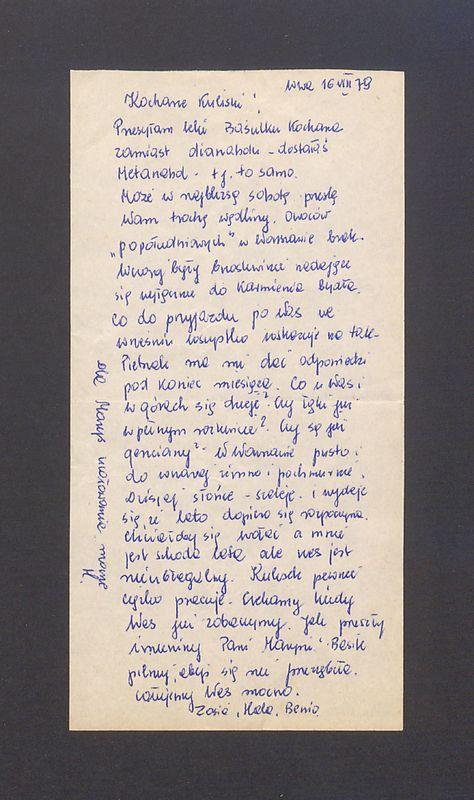 Kochane Kuliski! Przesyłam leki [...]