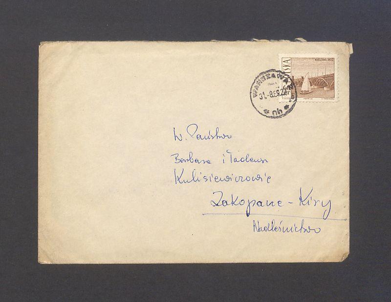 Koperta, nad. Z. K. Konieczni