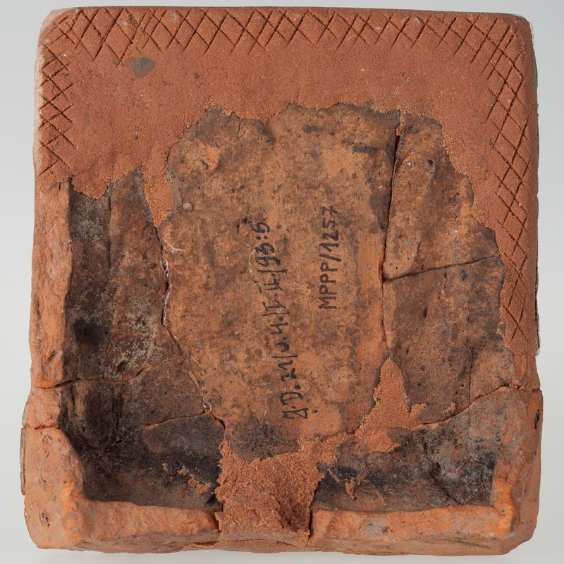 Kafel z wyobrażeniem labiryntu minotaura lub diabła