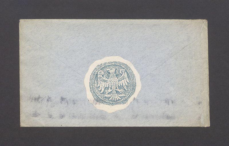 Koperta, adr. Prof. T. Kulisiewicz