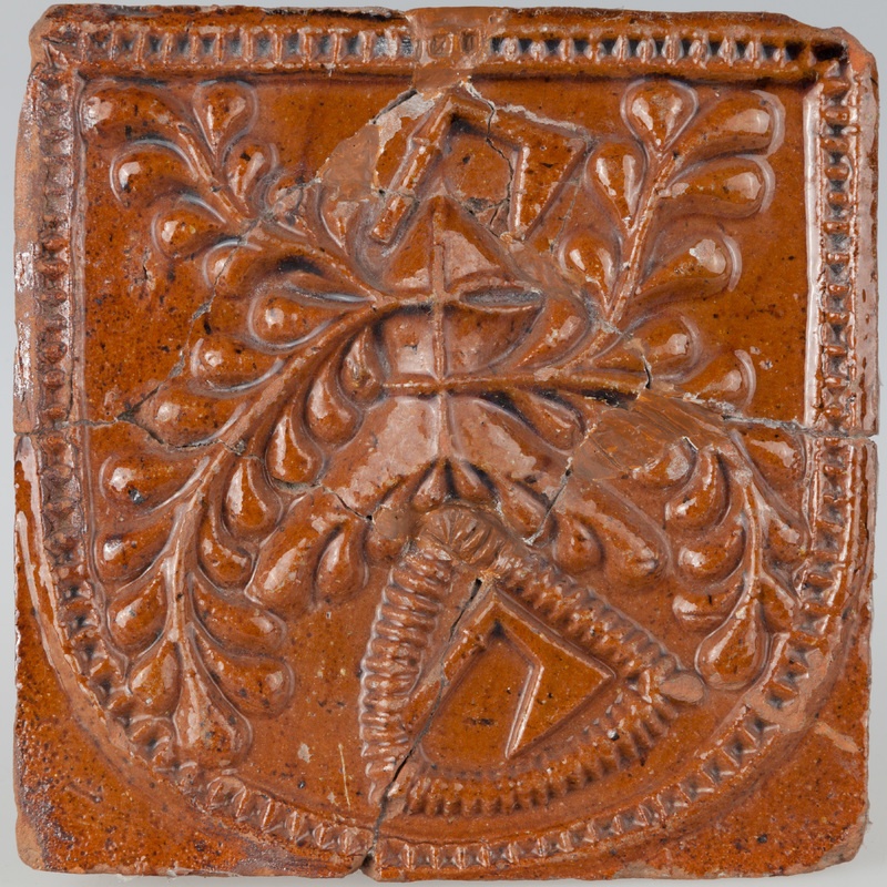 Kafel z herbem Topór