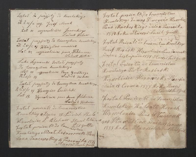 Kziąszka w Pisowa Czeladzi Kowalskich w Kaliszu