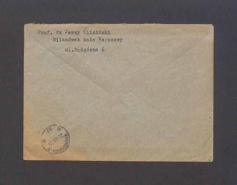 Koperta, adr. WSP Prof. Tadeusz Kulisiewicz