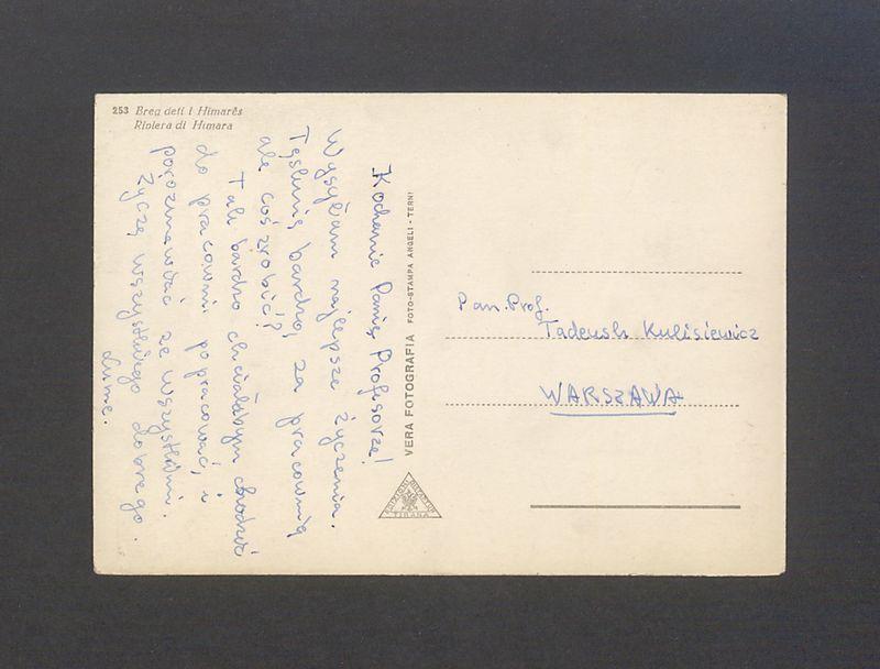 Kochanie Panie Profesorze! Wysyłam najlepsze życzenia [...]