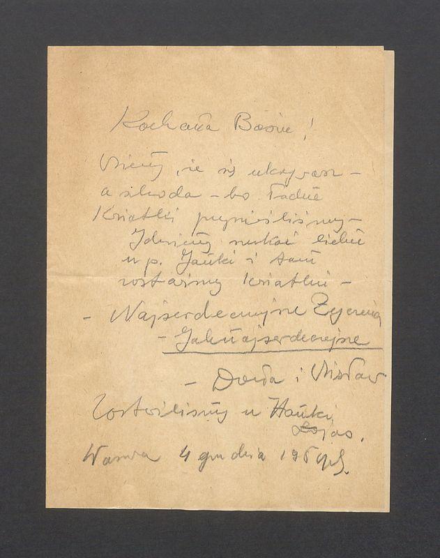 Kochana Basiu! Wiemy, że się ukrywasz [...]