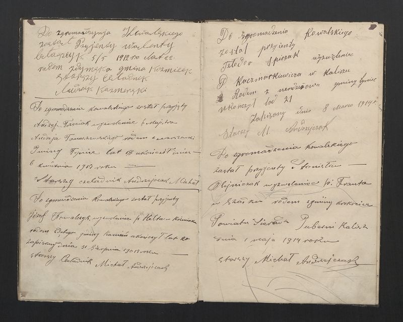 Kziąszka w Pisowa Czeladzi Kowalskich w Kaliszu