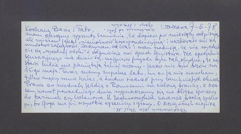 Kochana Basiu i Tato, mam okropne wyrzuty sumienia [...]