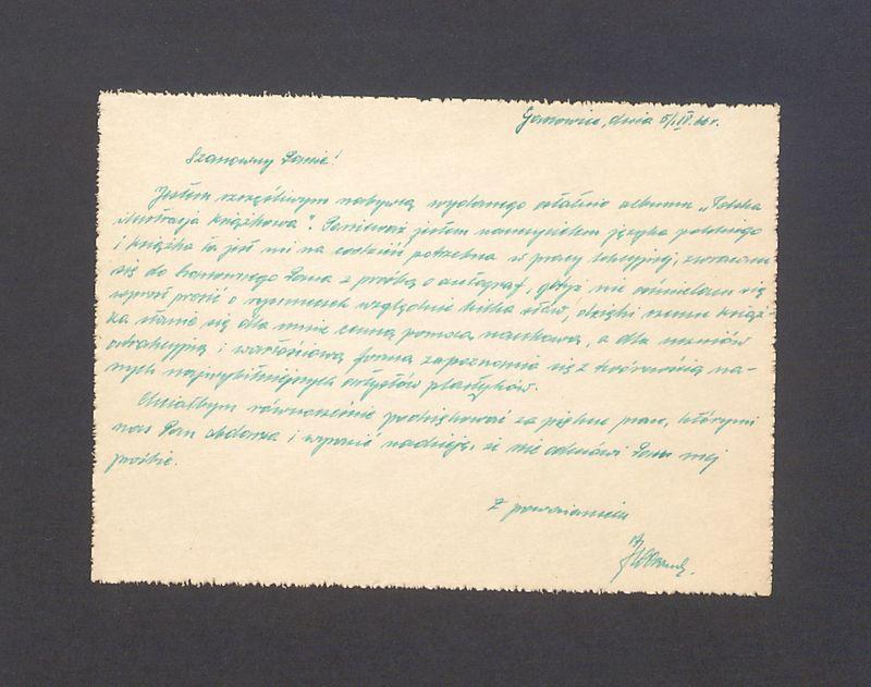 Szanowny Panie! Jestem szczęśliwym nabywcą [...]