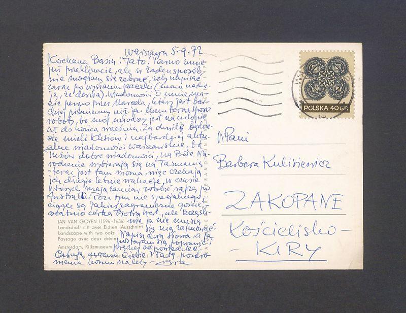 Kochana Basiu i Tato! Pewno mnie już przeklinacie [...]