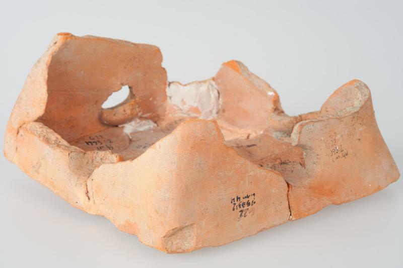 Kafel ze św. Janem Chrzcicielem i św. Barbarą