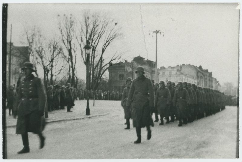 Defilada Niemców w Kaliszu