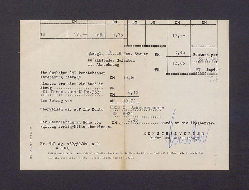Rachunek dot. cyklu "Kredowe koło"