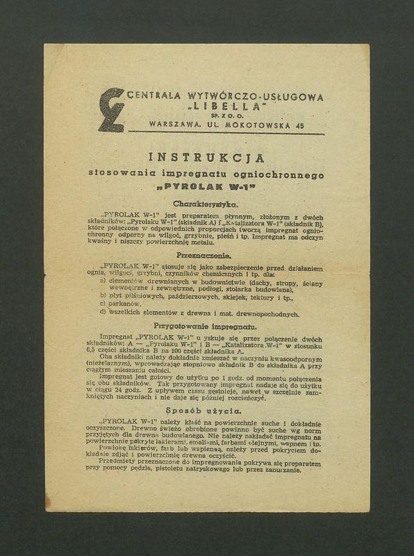 Instrukcja stosowania impregnatu ogniochronnego
