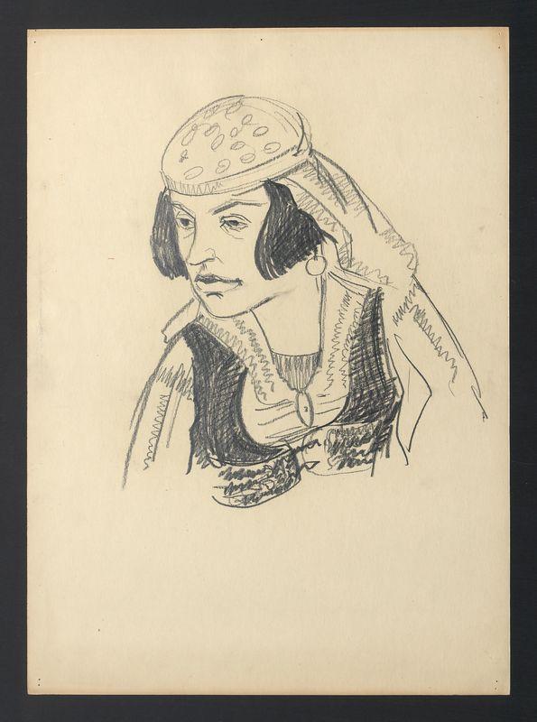 Kobieta w stroju ludowym - Albania