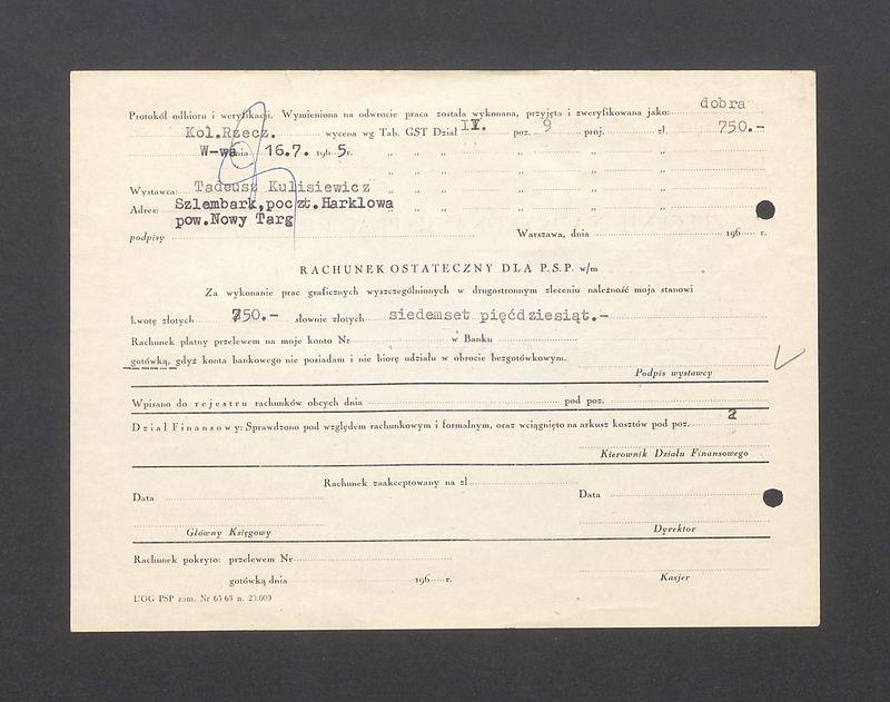 Zlecenie na wykonanie prac graficznych