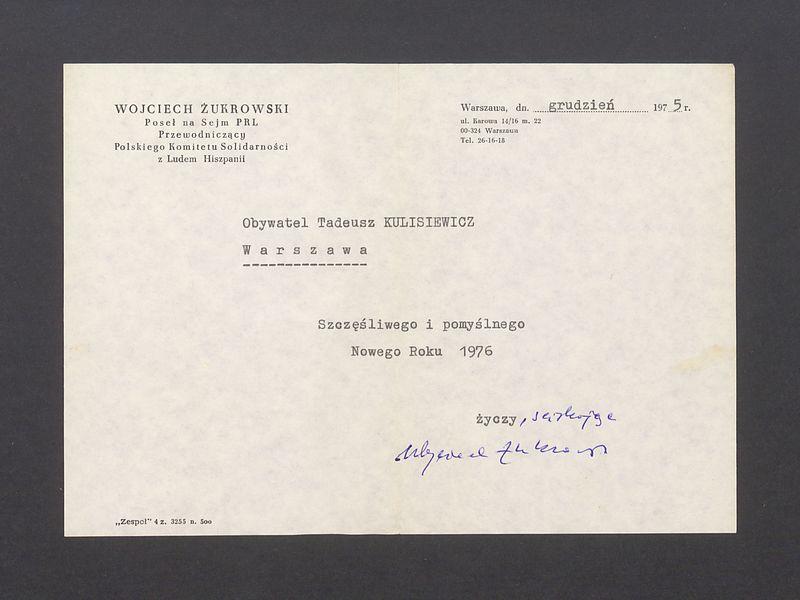 Szczęśliwego i pomyślnego Nowego Roku 1976 [...]