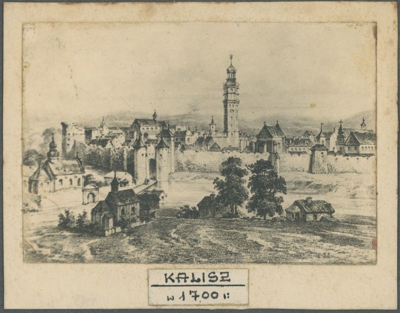 Kalisz w 1700 r.