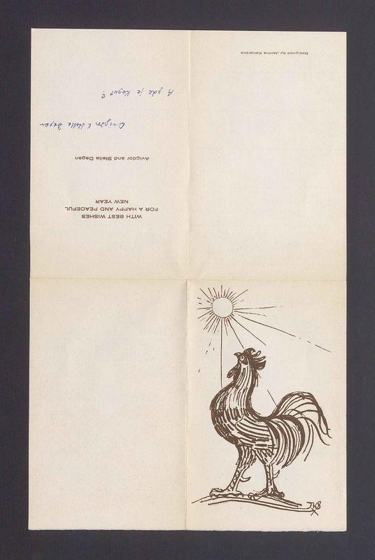 With best wishes for a happy and peaceful New Year [...]