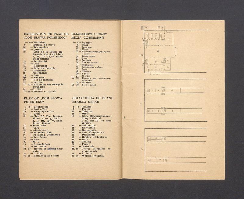 Guide a l'usage de delegues. Witamy Delegatów na II-gi Kongres Światowy Obrońców Pokoju
