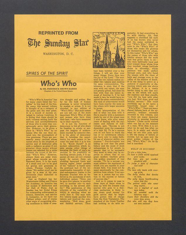 Achievement is the "Price" of Entry