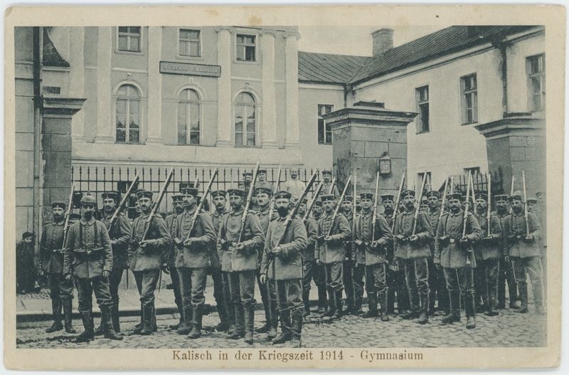 Kalisch in der Kriegszeit 1914 - Gymnasium