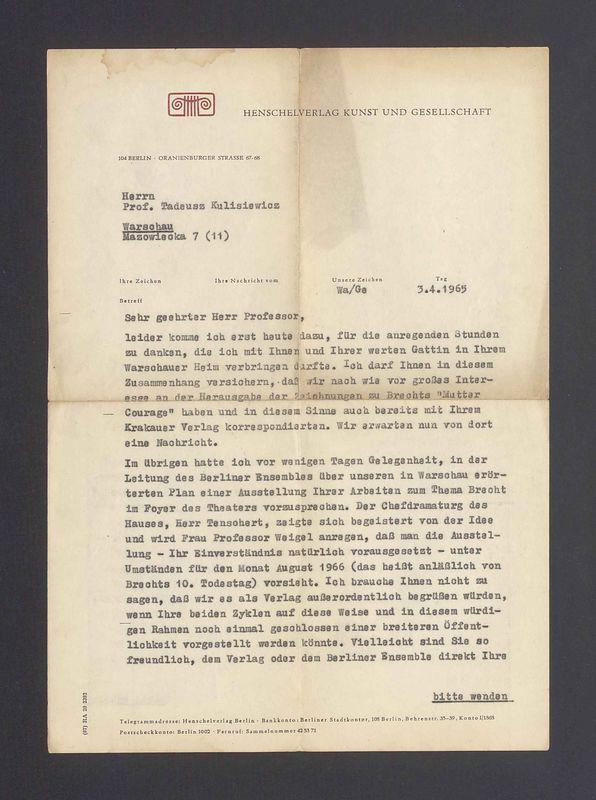 Sehr geehrter Herr Professor, leider komme ich erst heute dazu [...]