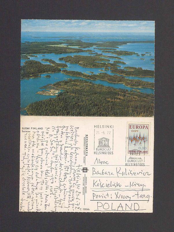 Barbarko Kochana, jeszcze Ci muszę powiedzieć jak lecieliśmy do Kopenhagi [...]