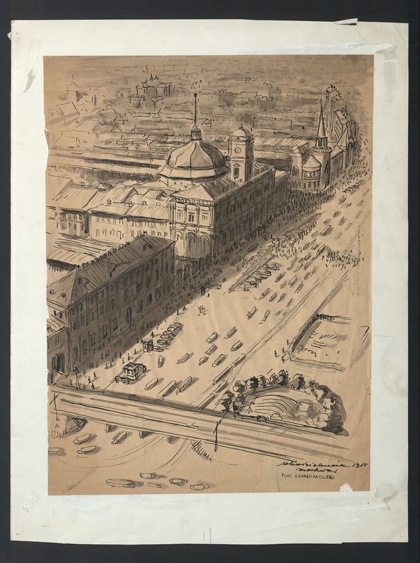 Moskwa - Plac Konsomolski