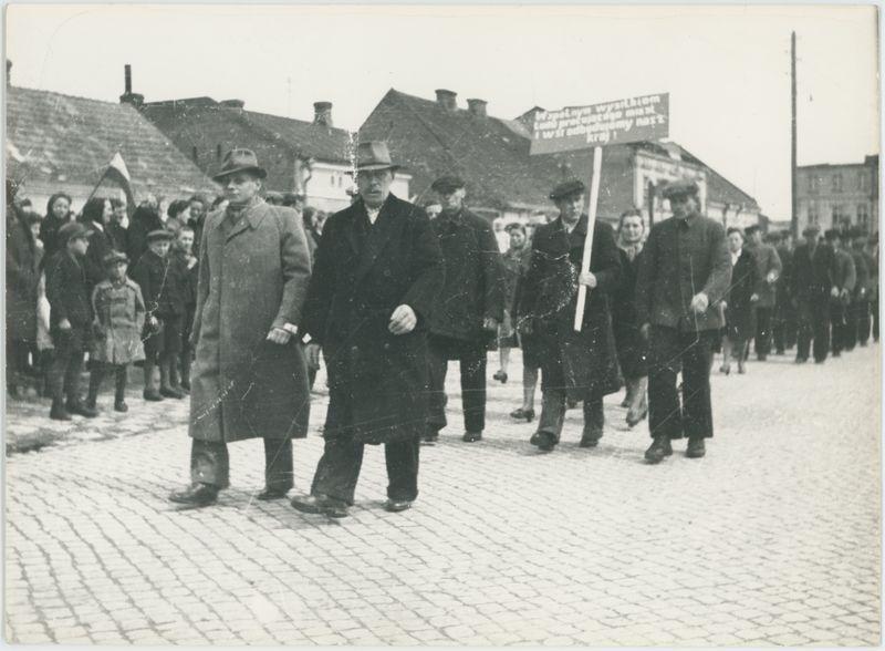 Obchody uroczystości Pierwszego Maja w Opatówku