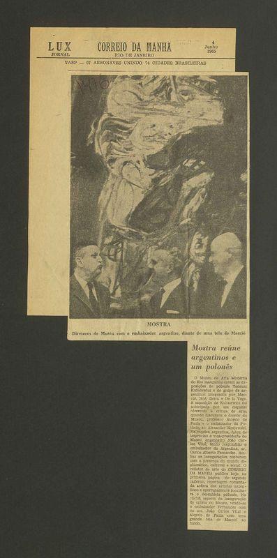 Mostra reune argentinos e um polones