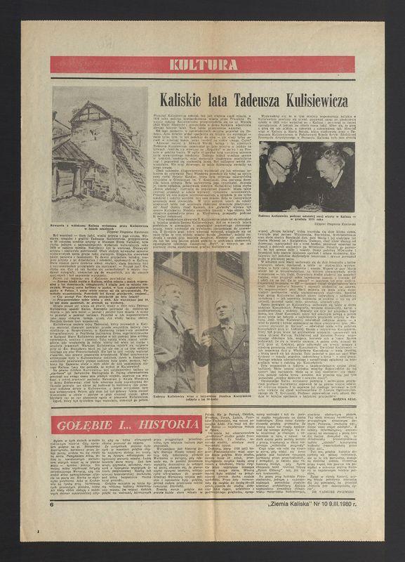 Kaliskie lata Tadeusza Kulisiewicza