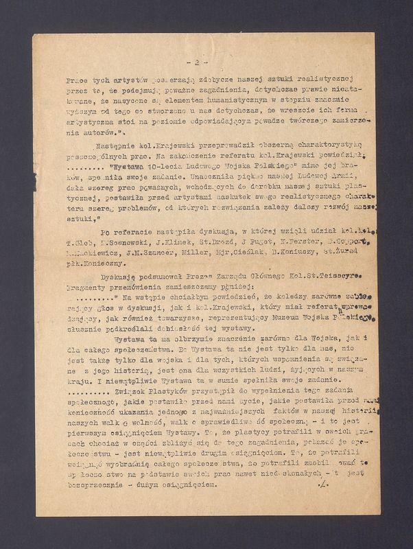 Biuletyn Informacyjny Zarządu Głównego Związku Polskich Artystów Plastyków