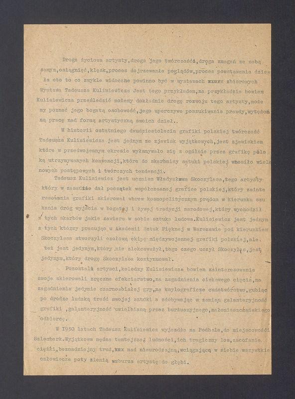 Droga życiowa artysty, droga jego twórczości, droga zmagań ze sobą samym [...]