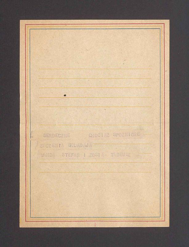 Serdeczne chociaż spóźnione życzenia [...]