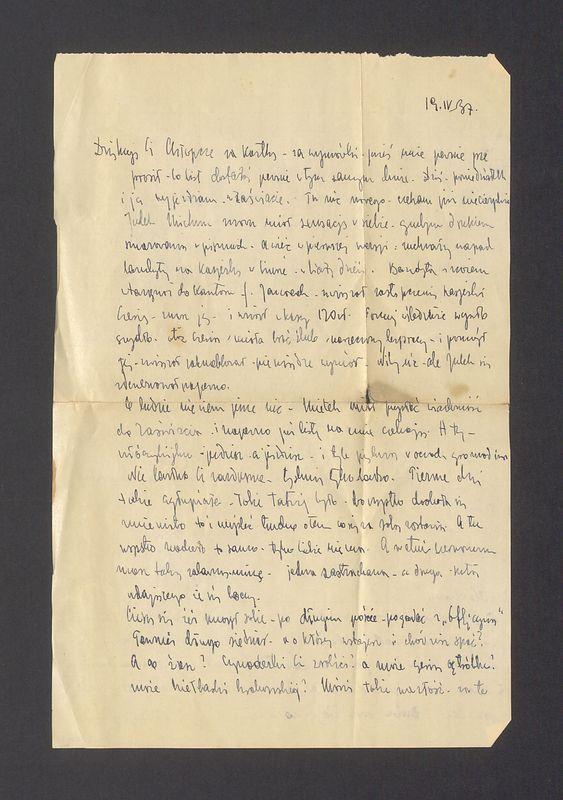 Dziękuję Ci Chłopcze za kartkę [...]