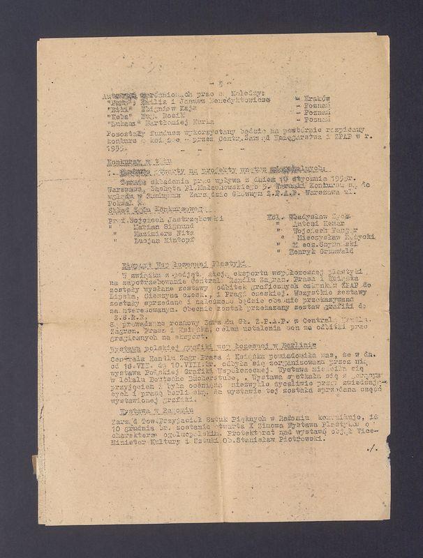 Związek Polskich Artystów Plastyków: biuletyn informacyjny, cz. 2