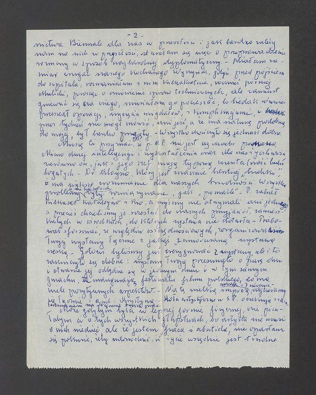 Drogi Kulisie. Odpowiadam z opóźnieniem [...]