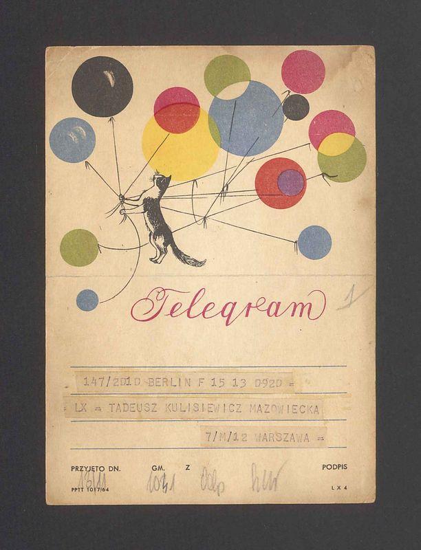 Telegram. Herzlichen Glueckwunsch zum Geburtstag [...]