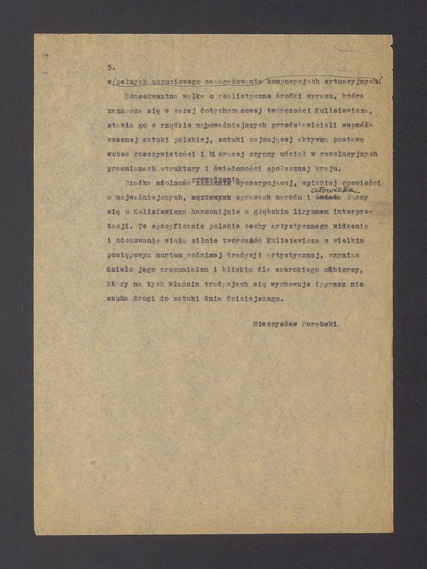 Działalność artystyczna Tadeusza Kulisiewicza jest przykładem konsekwentnego [...]