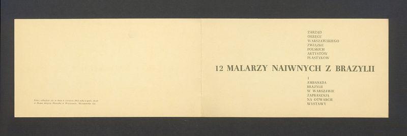 12 malarzy naiwnych z Brazylii