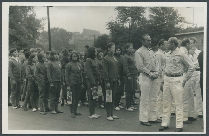 Zdjęcie z albumu dotyczącego kaliskiej hali sportowej