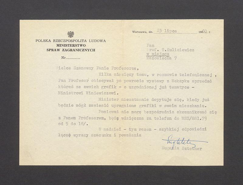 Wielce Szanowny Panie Profesorze, kilka miesięcy temu, w rozmowie telefonicznej [...]