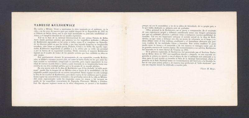 Exposicion de pinturas y dibujos del maestro polaco Tadeusz Kulisiewicz