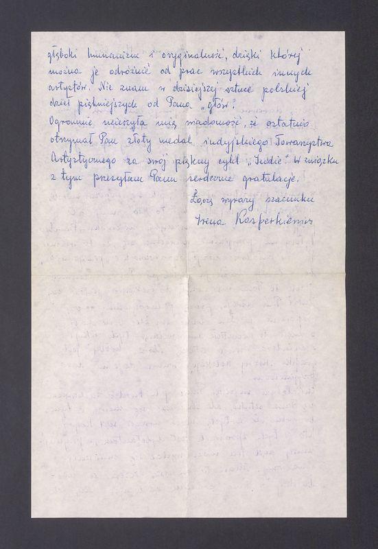 Szanowny Panie! Proszę darować mi, że zajmuję czas Pana [...]