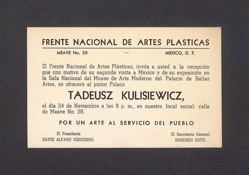 Frente Nacional de Artes Plasticas 